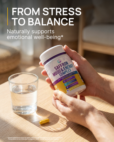 Saffron Mood and Energy,Saffron Extract — 30 Capsules