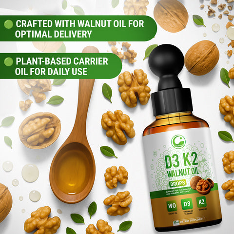 Vitamin D3 K2 Drops with Walnut Oil