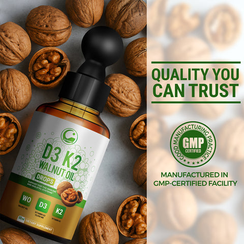 Vitamin D3 K2 Drops with Walnut Oil